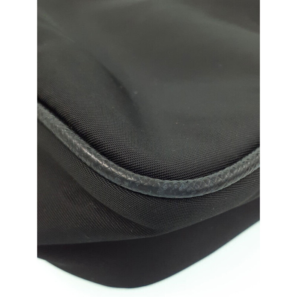 Prada Leather 2005 Saffiano Bag Black ReEdition Chain Shoulder - Picture 5 of 9